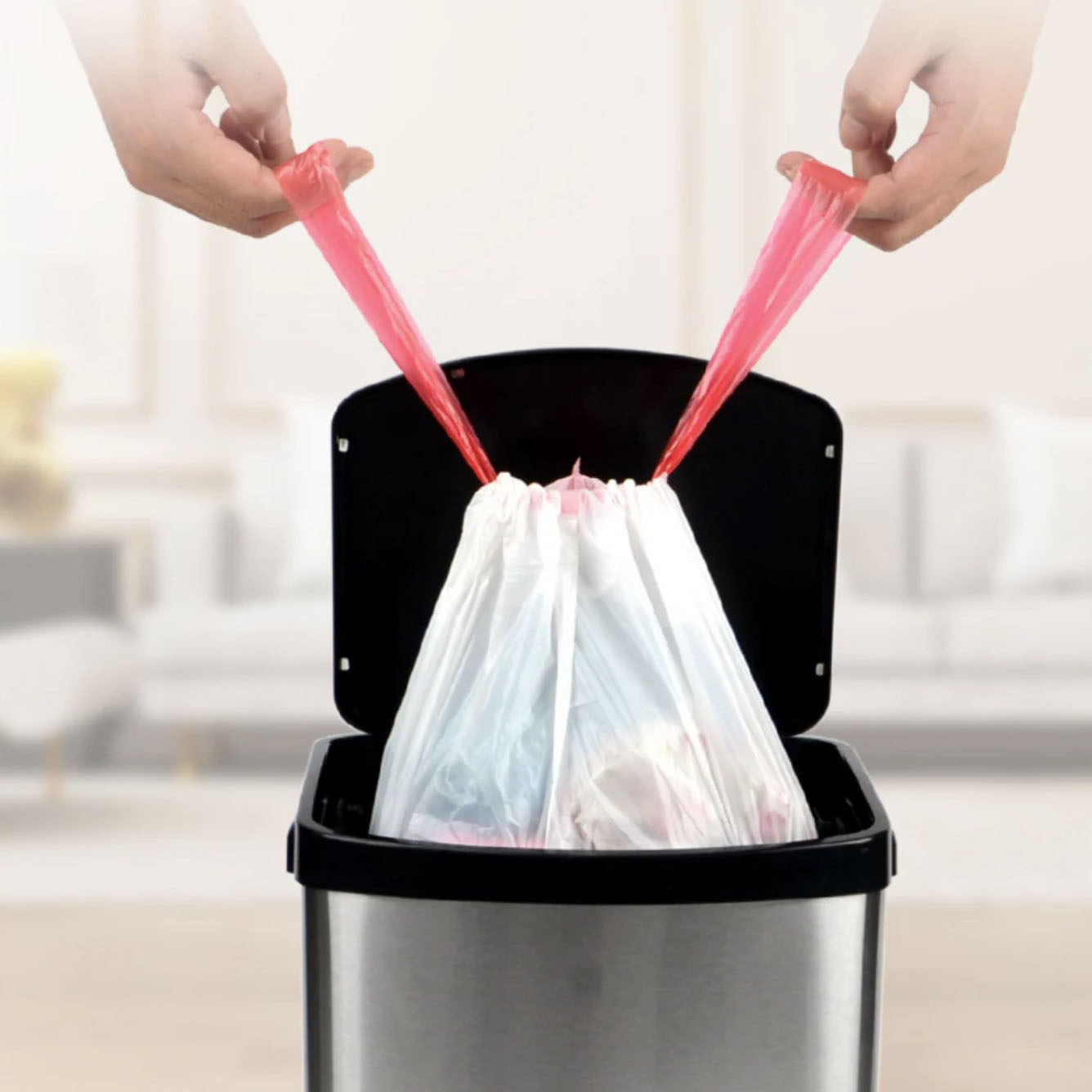 Drawstring Garbage Bags